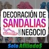 "DECORACION DE SANDALIAS COMO NEGOCIO" NUEVO PRODUCTO !